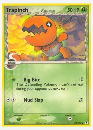 Trapinch δ — catalogusbeeld