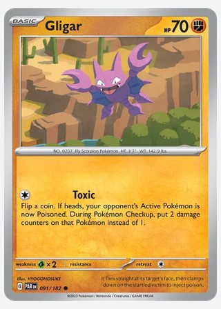 Gligar — catalogusbeeld