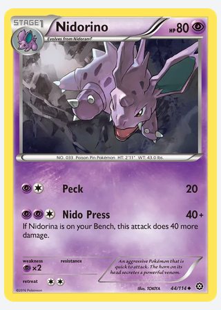 Nidorino — catalogusbeeld