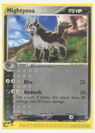 Mightyena — catalogusbeeld