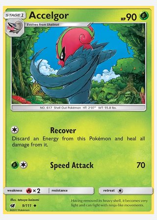 Accelgor — catalogusbeeld