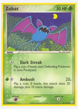 Zubat — catalogusbeeld