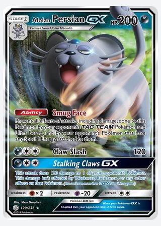 Alolan Persian GX — catalogusbeeld