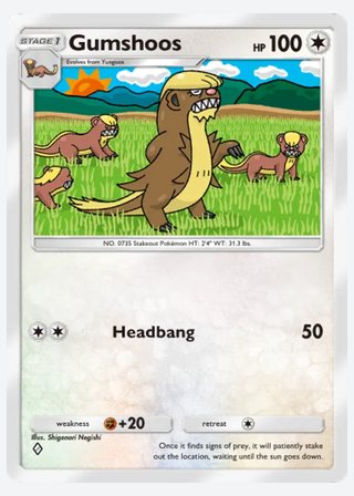Gumshoos — catalogusbeeld
