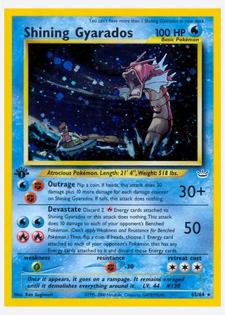 Shining Gyarados — catalogusbeeld