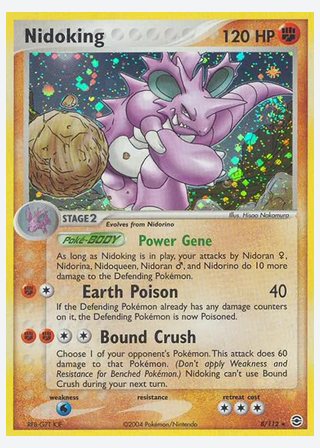 Nidoking — catalogusbeeld