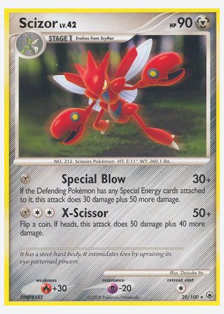 Scizor — catalogusbeeld