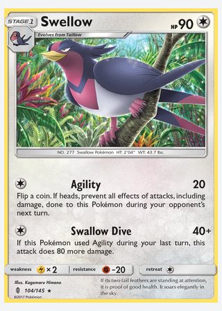 Swellow — catalogusbeeld