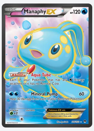 Manaphy EX — catalogusbeeld