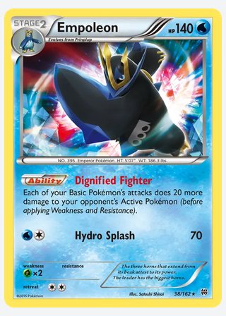Empoleon — catalogusbeeld
