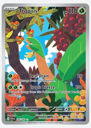 Tropius — catalogusbeeld