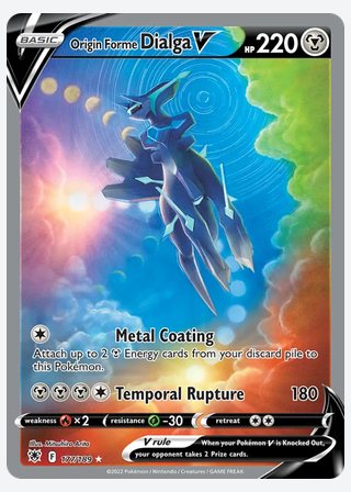 Origin Forme Dialga V — catalogusbeeld