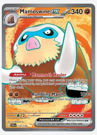 Mamoswine ex — catalogusbeeld