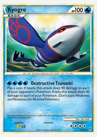 Kyogre — catalogusbeeld