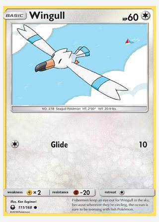 Wingull — catalogusbeeld