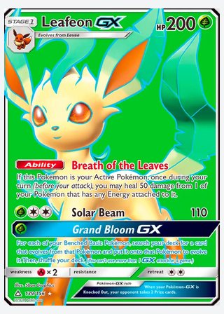 Leafeon GX — catalogusbeeld