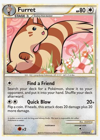 Furret — catalogusbeeld