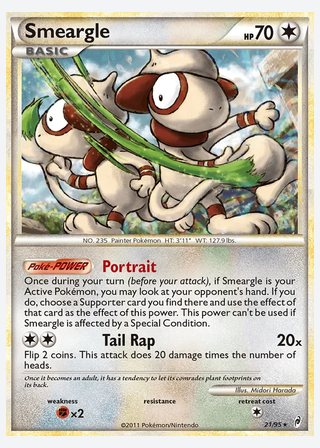 Smeargle — catalogusbeeld