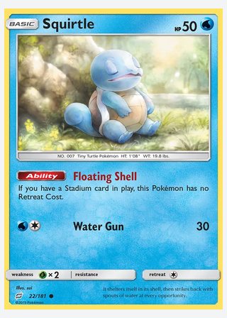 Squirtle — catalogusbeeld