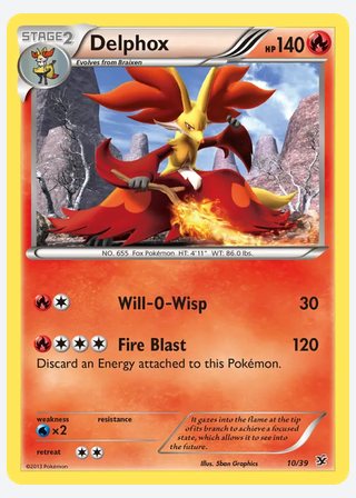 Delphox — catalogusbeeld