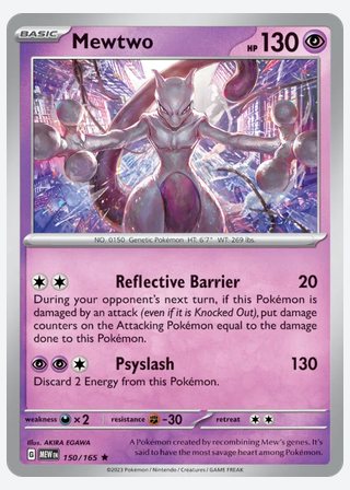 Mewtwo — catalogusbeeld