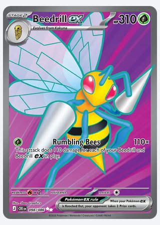 Beedrill ex — catalogusbeeld