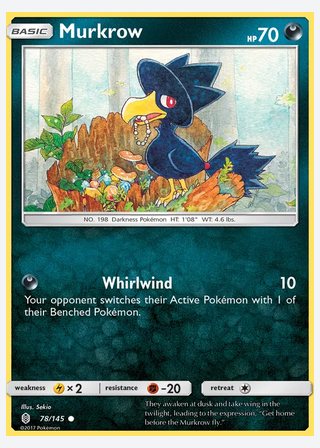 Murkrow — catalogusbeeld