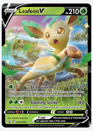 Leafeon V — catalogusbeeld