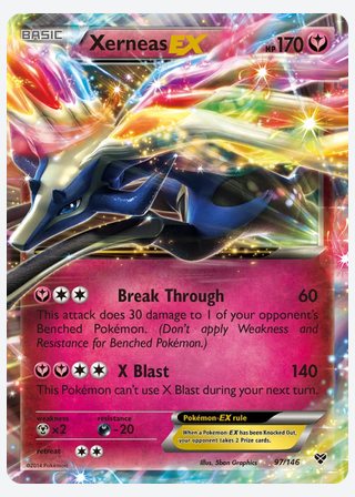 Xerneas EX — catalogusbeeld