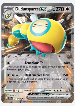 Dudunsparce ex — catalogusbeeld
