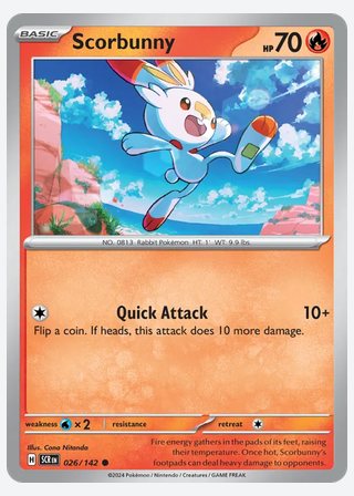 Scorbunny — catalogusbeeld