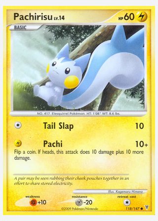 Pachirisu — catalogusbeeld