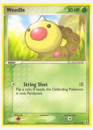 Weedle — catalogusbeeld