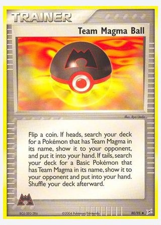 Team Magma Ball — catalogusbeeld
