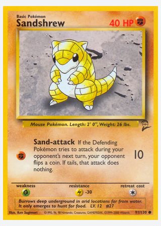 Sandshrew — catalogusbeeld