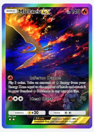 Moltres ex — catalogusbeeld