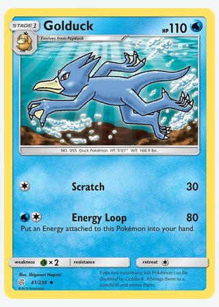 Golduck — catalogusbeeld