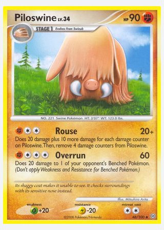 Piloswine — catalogusbeeld