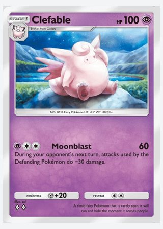 Clefable — catalogusbeeld