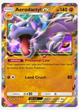 Aerodactyl ex — catalogusbeeld