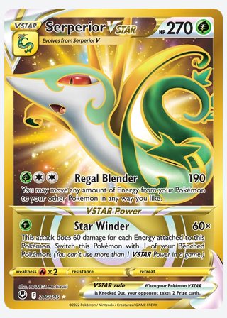 Serperior VSTAR — catalogusbeeld