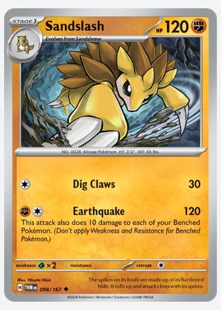 Sandslash — catalogusbeeld