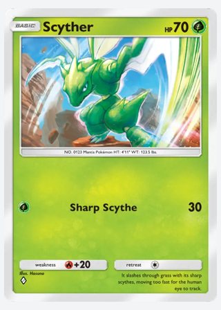 Scyther — catalogusbeeld