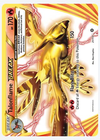 Talonflame BREAK — catalogusbeeld