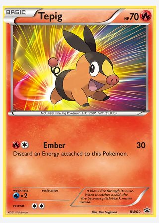 Tepig — catalogusbeeld