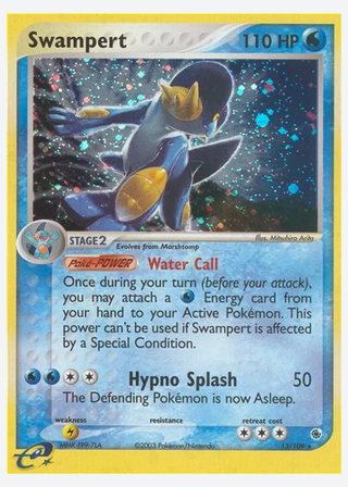 Swampert — catalogusbeeld