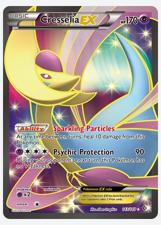 Cresselia-EX — catalogusbeeld
