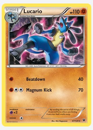 Lucario — catalogusbeeld