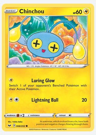 Chinchou — catalogusbeeld