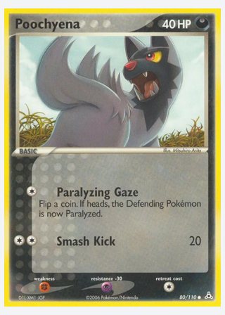 Poochyena — catalogusbeeld